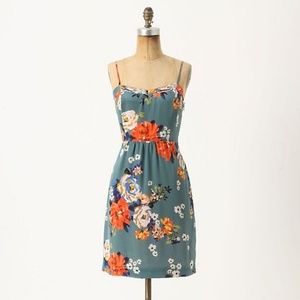 Anthropologie Moulinette Soeurs Verdant Slip Dress